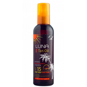 LUNA SUN TAN OIL SPF 15+ FOR ALL SKIN TYPES SPRAY 200 ML